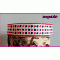 Sterren blauw en rood 2.5 cm hb