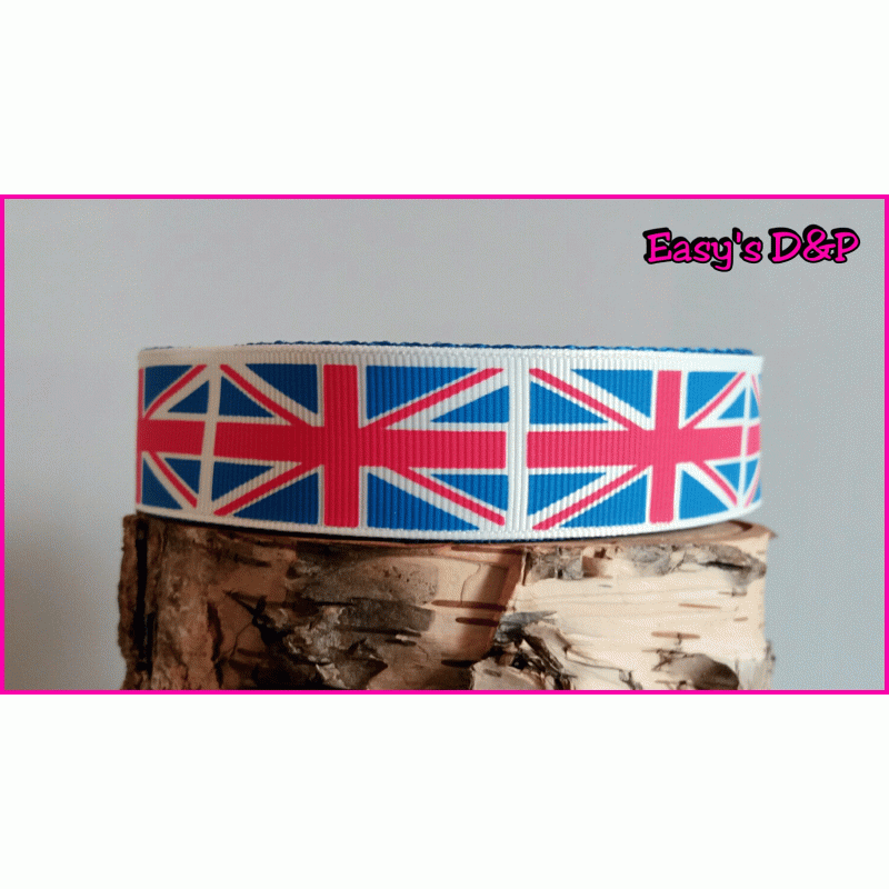 Engelse vlag blauw 2.5 cm hb