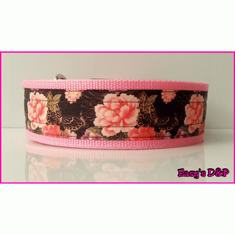 Bloemen vlinder baby roze hb