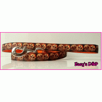 Skull stelletje neon oranje 2.5cm hb
