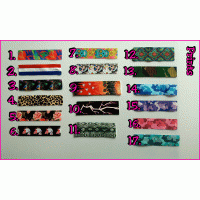 Wp tuig dik nylon met print breed 