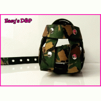 Muilkorf camouflage groen zwart 