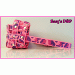 Muilkorf camouflage roze nylon