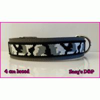 Camouflage grijs halsband