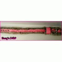Kunst bont halsband kleur keus nylon 