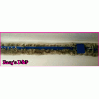 Kunst bont halsband kleur keus nylon 