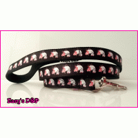 Lijn skull roze bloemen kleur keus 