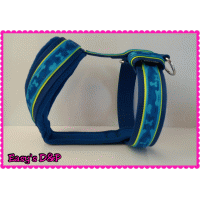 Tuig camouflage blauw neon geel 