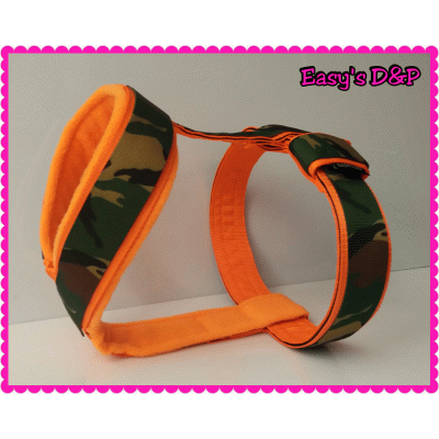 Tuig neon oranje groen camouflage 