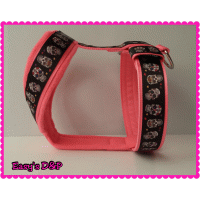 Tuig neon roze skull omgedraaid 