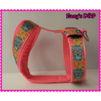 Tuig neon roze skull turquoise 