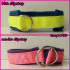 Sliphalsband kleur keus twee kleuren ZELF SAMENSTELLEN