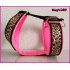 Tuig panterprint zwart nylon 