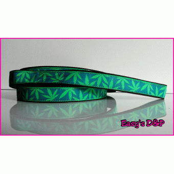 Lijn wietplant zwart