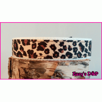 Panterprint wit 2.5 cm hb