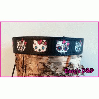 Skull hello kitty donker blauw 2,5 hb