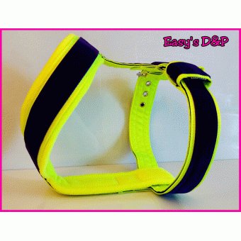 Tuig neon geel donker paars 