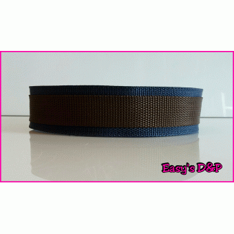 Donker blauw met bruin hb