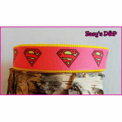 Superman roze geel 2.5 cm hb