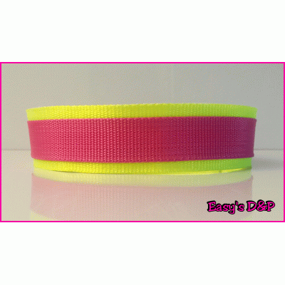 Neon geel met fuchsia hb