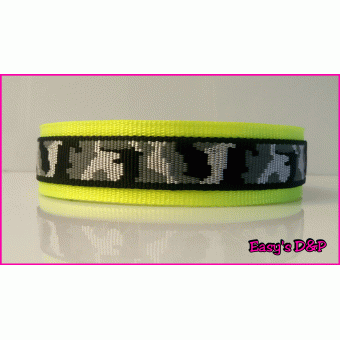Neon geel camouflage grijs hb