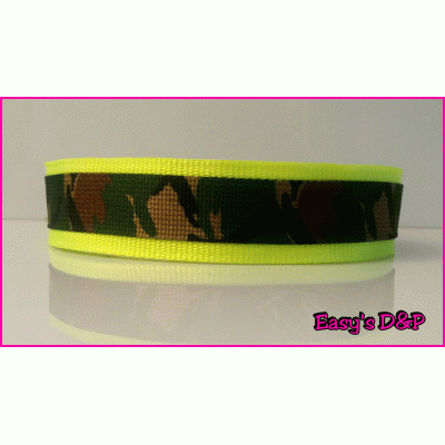 Neon geel camouflage groen hb