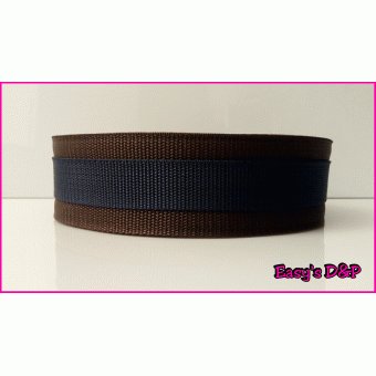 Bruin met donker blauw hb