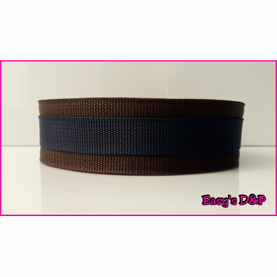 Bruin met donker blauw hb