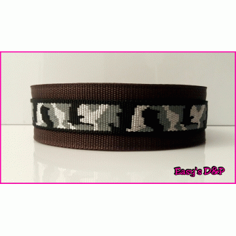 Bruin met grijs camouflage hb