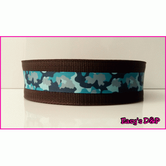 Bruin met turquoise camo hb