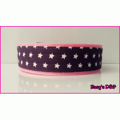 Sterren paars baby roze stof hb Sterren paars baby roze stof hb