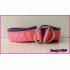 Sliphalsband neon roze paars fleece 