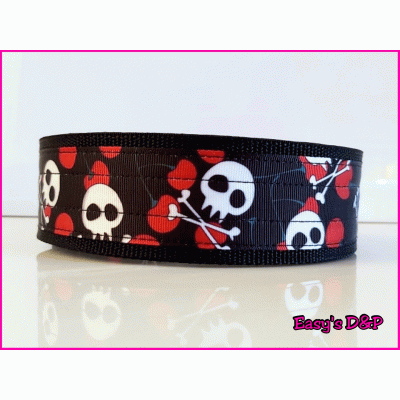 Skull kersen zwart hb