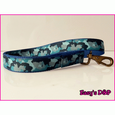 Sleutelhanger of break stick hanger blauw camo turquoise 