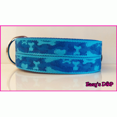 Camouflage blauw nylon hb