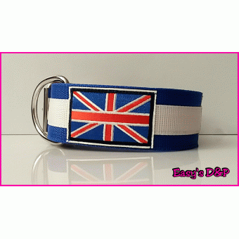 Engelse vlag blauw wit patch hb