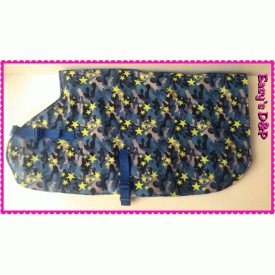 Jasje camouflage blauw met sterren Jasje camouflage blauw met sterren