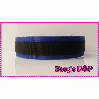 Kobaltblauw met zwart hb