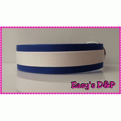 Kobaltblauw met wit hb