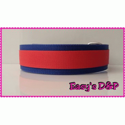 Kobaltblauw met rood hb