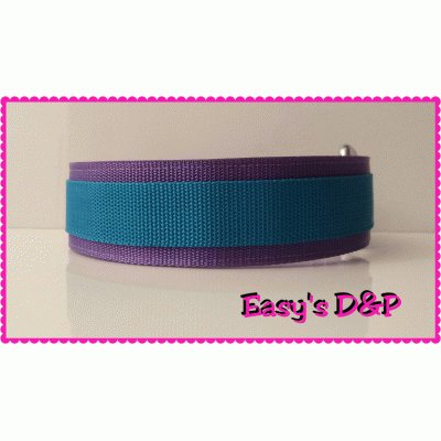 Paars met turquoise hb Paars met turquoise hb