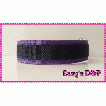 Paars met donker blauw hb