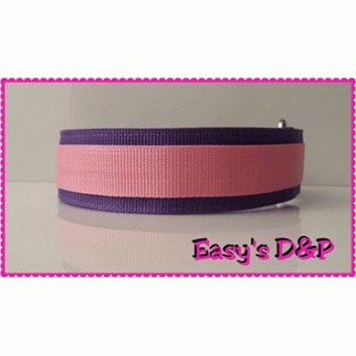 Paars met baby roze hb