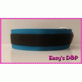 Turquoise met zwart hb