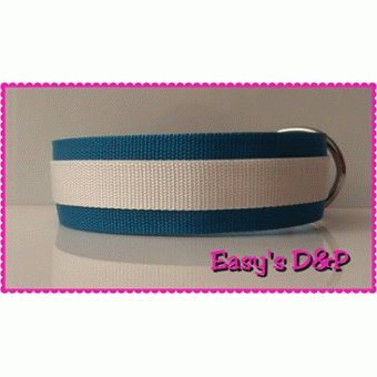 Turquoise met wit hb