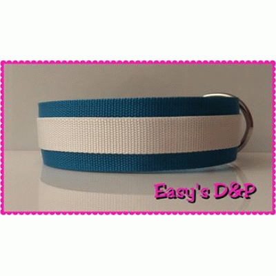 Turquoise met wit hb