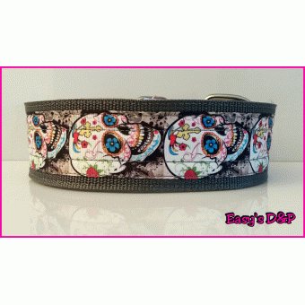 Skull grijs kruis kleur keus hb