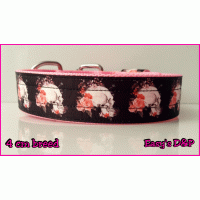 Skull roze bloemen kleur keus hb
