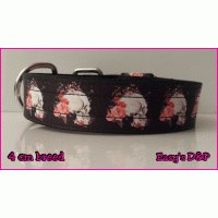 Skull roze bloemen kleur keus hb