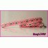 Neon roze doodskop ster 2.5cm hb